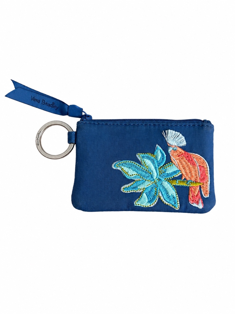 Vera Bradley • Rain Forest Canopy Zip ID Case